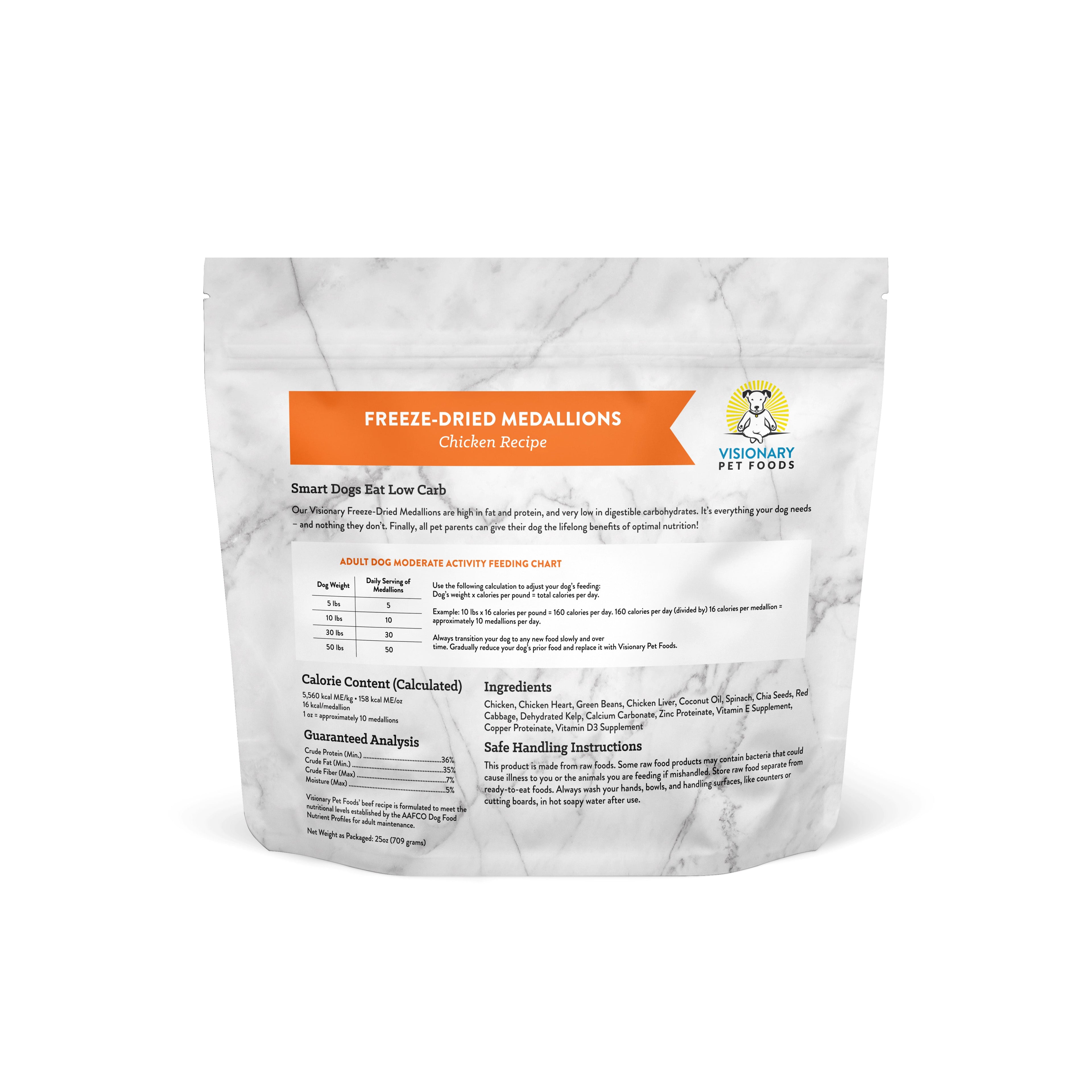 Freeze Dried Food|  - Chicken Recipe | 25oz Bag