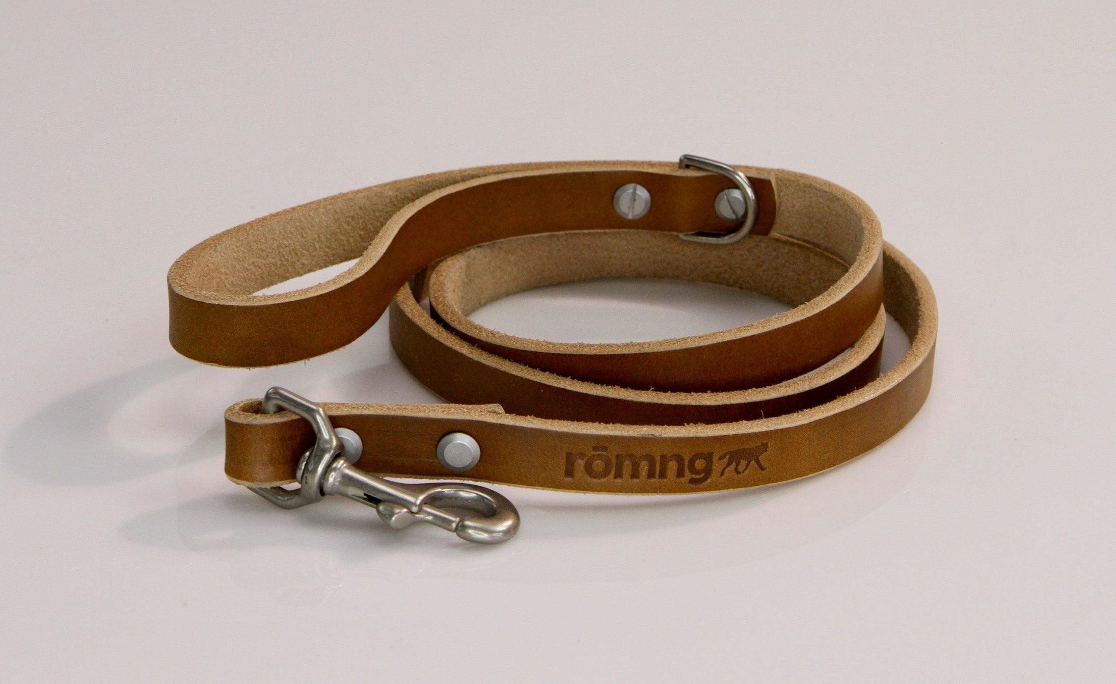 handmade leather dog leash